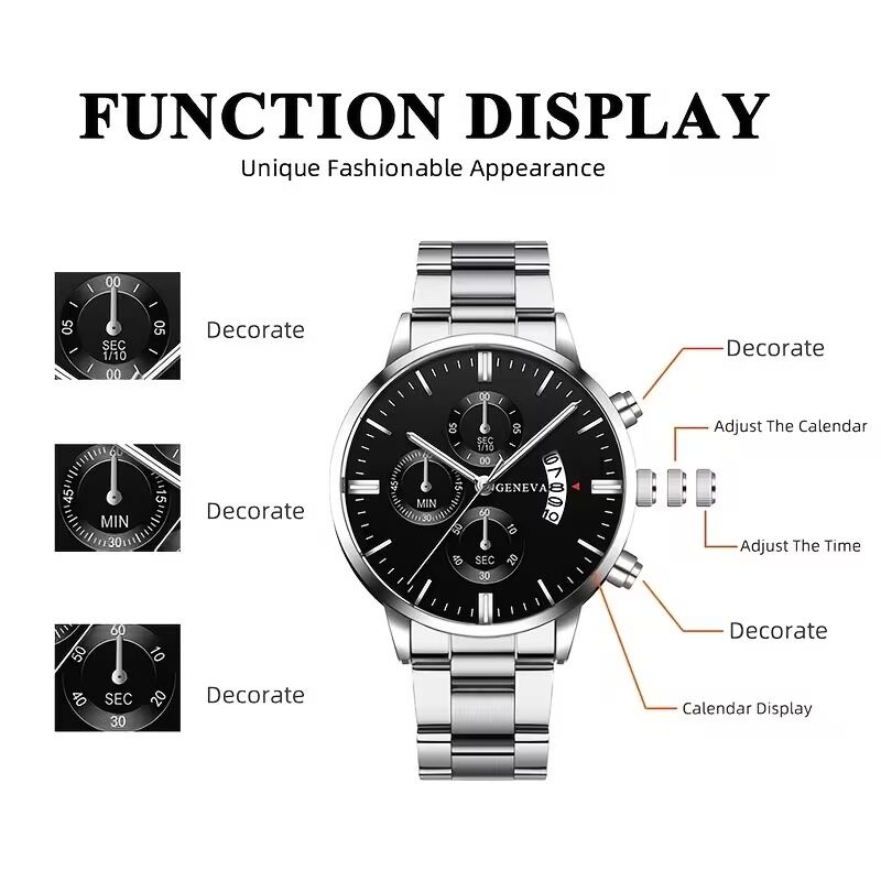 Reloj de Cuarzo de Moda para Hombre