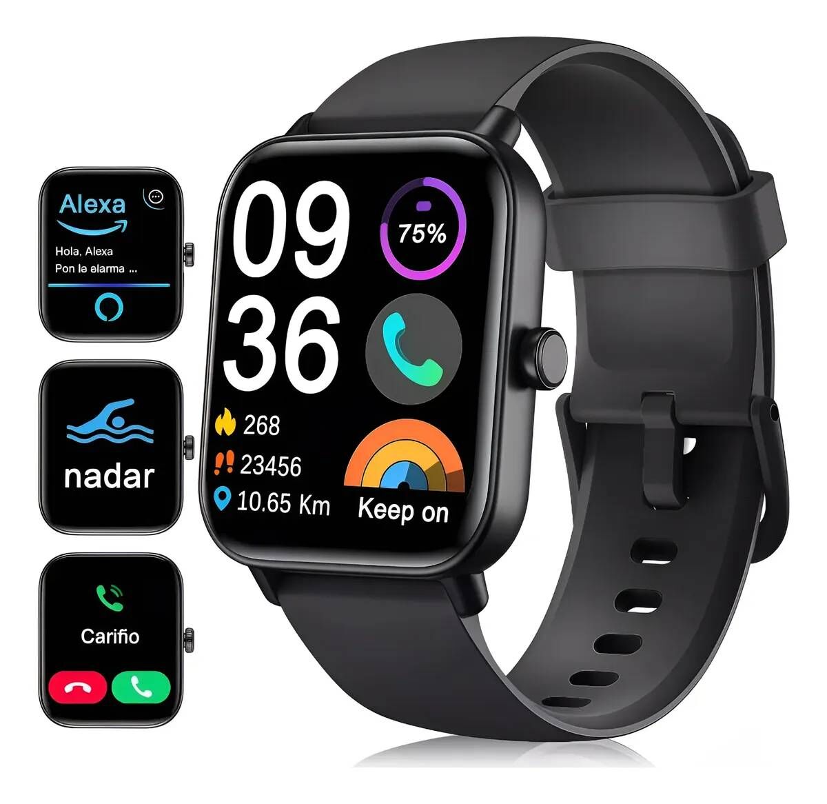 Smartwatch Inteligente Alexa Integrada Deportivo