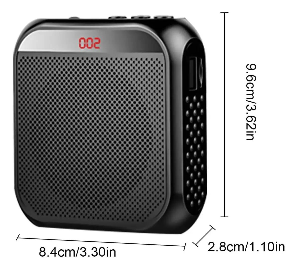 Amplificador De Voz Portátil Recargable Para Profesores Usb