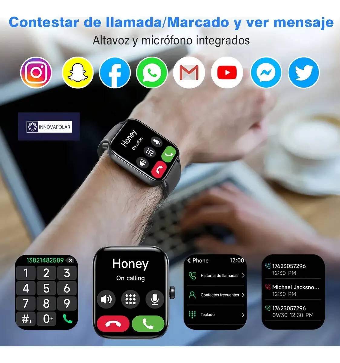 Smartwatch Inteligente Alexa Integrada Deportivo - Image 4