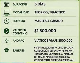 Curso de Escolta Diferencial con Enfoque Internacional