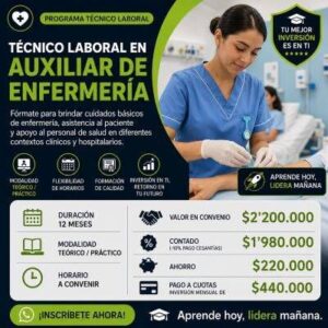 Técnico Laboral en Auxiliar de Enfermería
