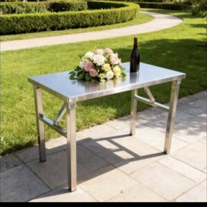 Mesa metal - Acero inoxidable