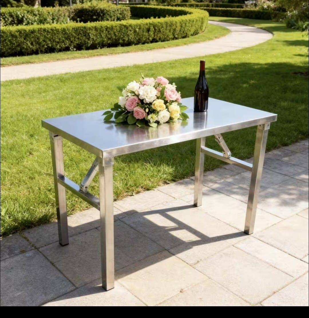 Mesa metal - Acero inoxidable
